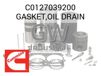 GASKET,OIL DRAIN — C0127039200