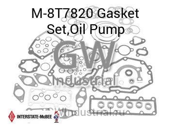 Gasket Set,Oil Pump — M-8T7820
