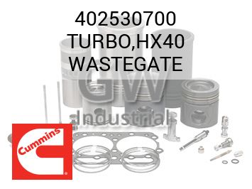 TURBO,HX40 WASTEGATE — 402530700