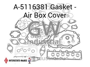 Gasket - Air Box Cover — A-5116381