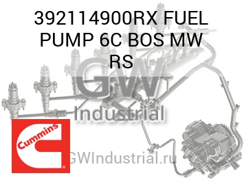 FUEL PUMP 6C BOS MW RS — 392114900RX