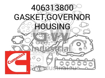 GASKET,GOVERNOR HOUSING — 406313800