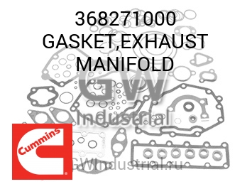GASKET,EXHAUST MANIFOLD — 368271000