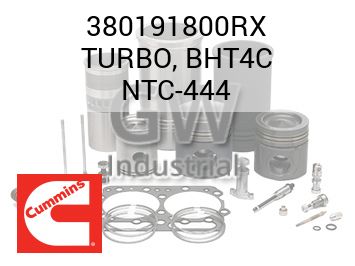 TURBO, BHT4C NTC-444 — 380191800RX