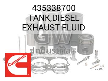 TANK,DIESEL EXHAUST FLUID — 435338700