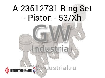 Ring Set - Piston - 53/Xh — A-23512731