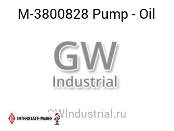 Pump - Oil — M-3800828