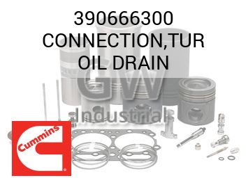 CONNECTION,TUR OIL DRAIN — 390666300