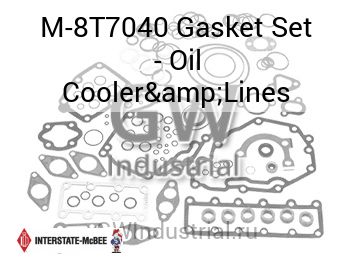 Gasket Set - Oil Cooler&Lines — M-8T7040