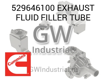 EXHAUST FLUID FILLER TUBE — 529646100
