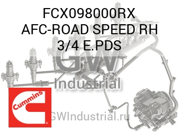 AFC-ROAD SPEED RH 3/4 E.PDS — FCX098000RX