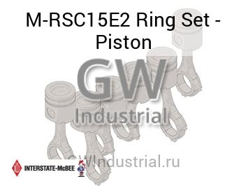 Ring Set - Piston — M-RSC15E2