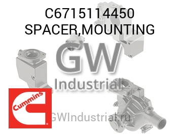 SPACER,MOUNTING — C6715114450