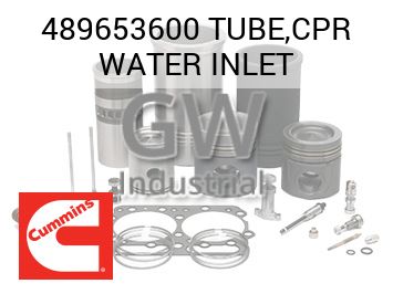 TUBE,CPR WATER INLET — 489653600