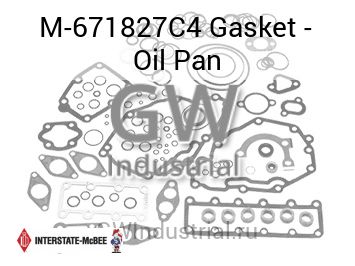 Gasket - Oil Pan — M-671827C4
