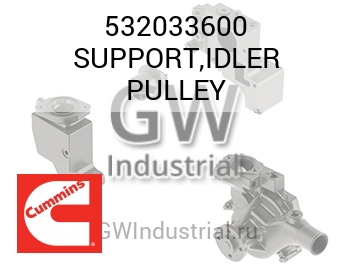 SUPPORT,IDLER PULLEY — 532033600
