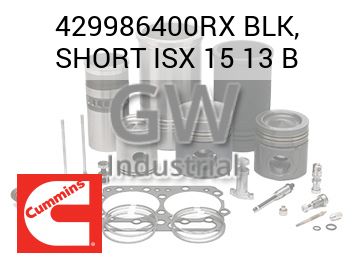 BLK, SHORT ISX 15 13 B — 429986400RX