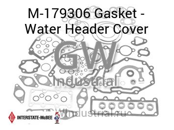 Gasket - Water Header Cover — M-179306