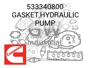 GASKET,HYDRAULIC PUMP — 533340800