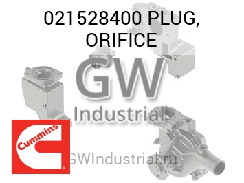 PLUG, ORIFICE — 021528400