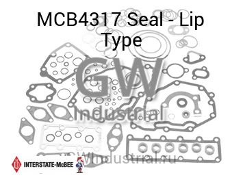 Seal - Lip Type — MCB4317