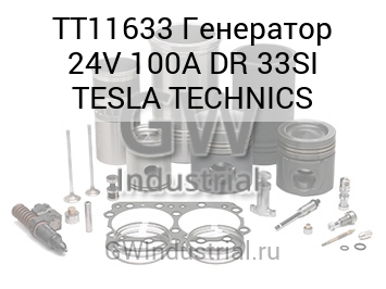 Генератор 24V 100A DR 33SI TESLA TECHNICS — TT11633