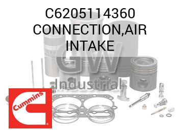 CONNECTION,AIR INTAKE — C6205114360