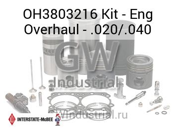 Kit - Eng Overhaul - .020/.040 — OH3803216