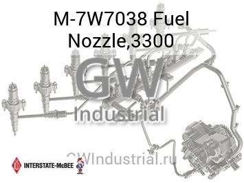 Fuel Nozzle,3300 — M-7W7038