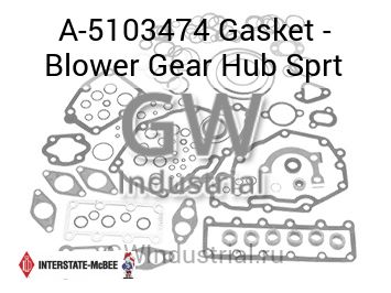 Gasket - Blower Gear Hub Sprt — A-5103474