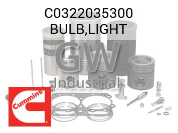 BULB,LIGHT — C0322035300