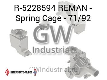 REMAN - Spring Cage - 71/92 — R-5228594