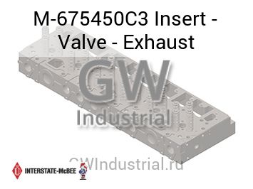 Insert - Valve - Exhaust — M-675450C3