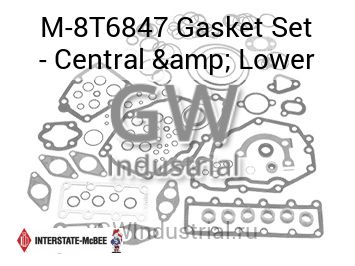 Gasket Set - Central & Lower — M-8T6847