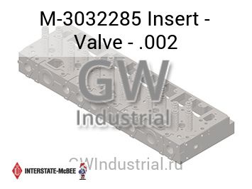 Insert - Valve - .002 — M-3032285