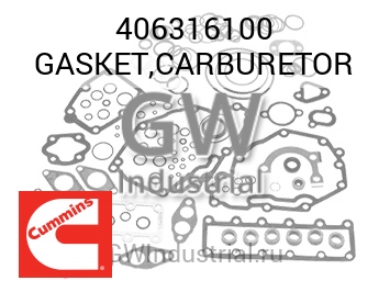 GASKET,CARBURETOR — 406316100