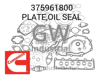 PLATE,OIL SEAL — 375961800