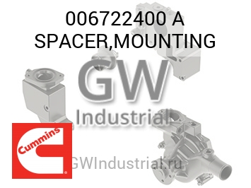 SPACER,MOUNTING — 006722400 A