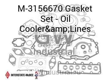 Gasket Set - Oil Cooler&Lines — M-3156670