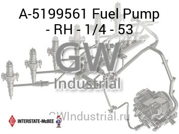 Fuel Pump - RH - 1/4 - 53 — A-5199561