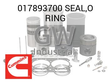 SEAL,O RING — 017893700