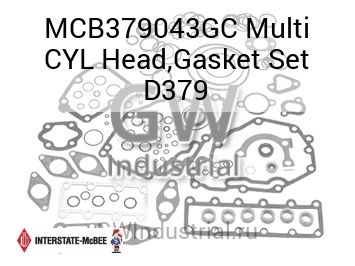 Multi CYL Head,Gasket Set D379 — MCB379043GC