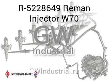Reman Injector W70 — R-5228649