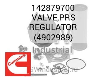 VALVE,PRS REGULATOR (4902989) — 142879700