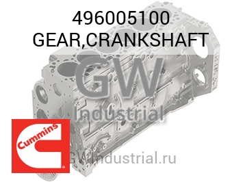 GEAR,CRANKSHAFT — 496005100