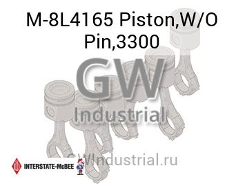 Piston,W/O Pin,3300 — M-8L4165