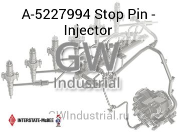 Stop Pin - Injector — A-5227994
