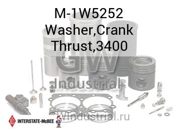 Washer,Crank Thrust,3400 — M-1W5252