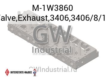 Valve,Exhaust,3406,3406/8/12 — M-1W3860