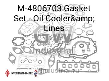 Gasket Set - Oil Cooler& Lines — M-4806703